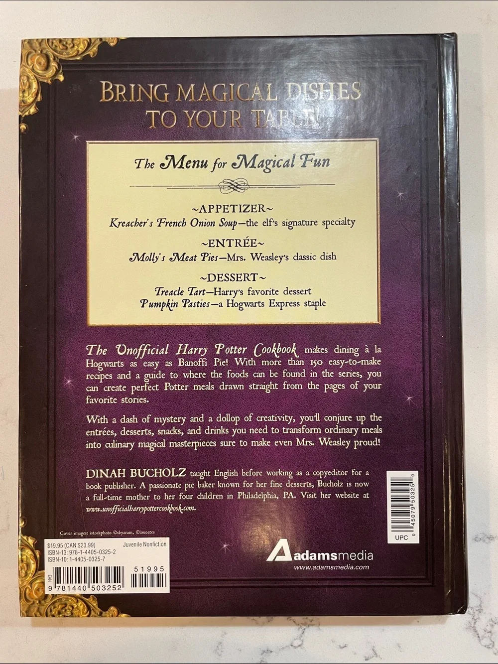 The Unofficial Harry Potter Cookbook - Hardcover NWOT